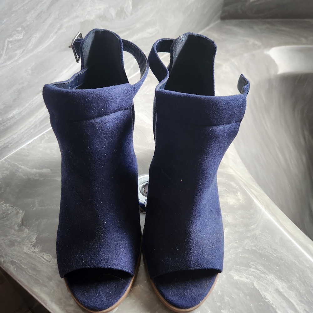 Soda Deep Blue Women's Heels